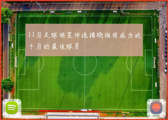 11月足球明星评选揭晓谁将成为这个月的最佳球员